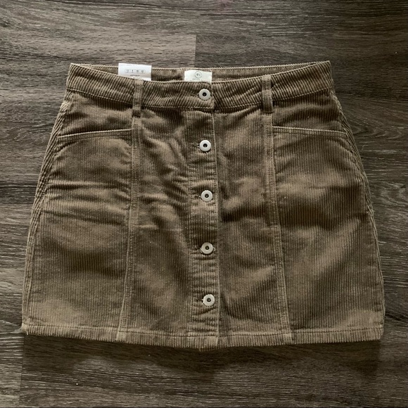 Cotton On Dresses & Skirts - Cotton On Taupe Cord Skirt